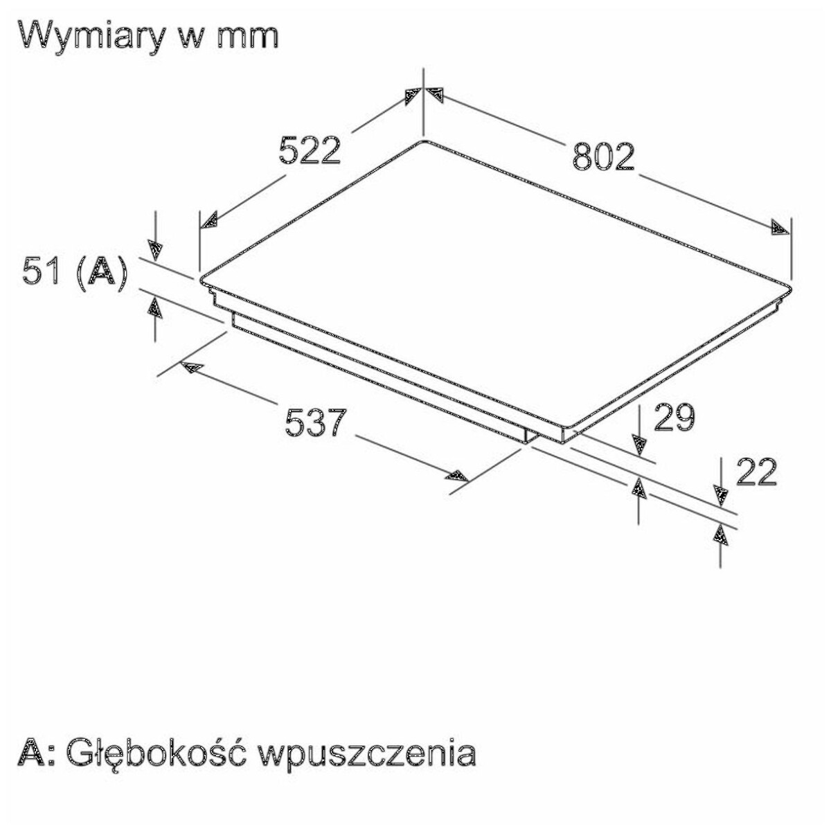 Płyta indukcyjna Bosch PIV83KHC1E 80 cm Serie 6 Czarny - obrazek 8