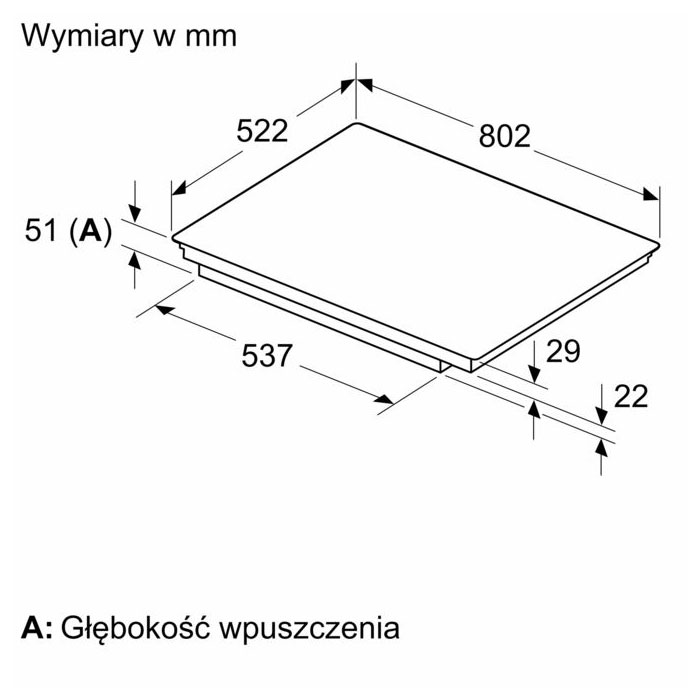 Płyta indukcyjna Bosch PVS831HB1E 80 cm Serie 6 Czarny - obrazek 8