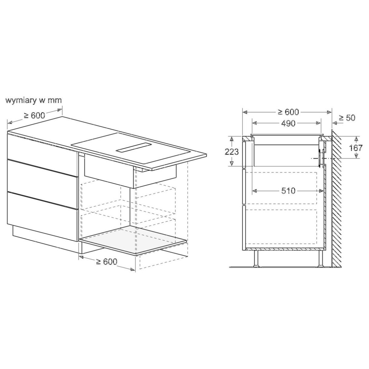 Płyta indukcyjna zintegrowana z wyciągiem Bosch PVS611B16E 60 cm Serie 4 - obrazek 14