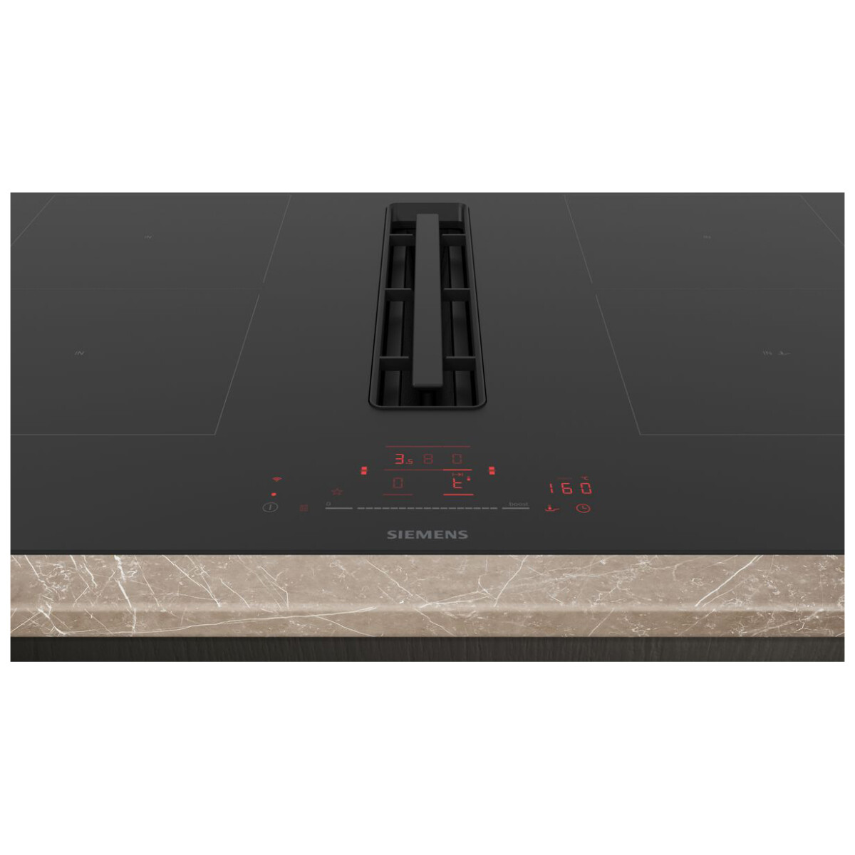 Płyta zintegrowana Siemens ED811HQ26E iQ500 z wyciągiem 80 cm - obrazek 2