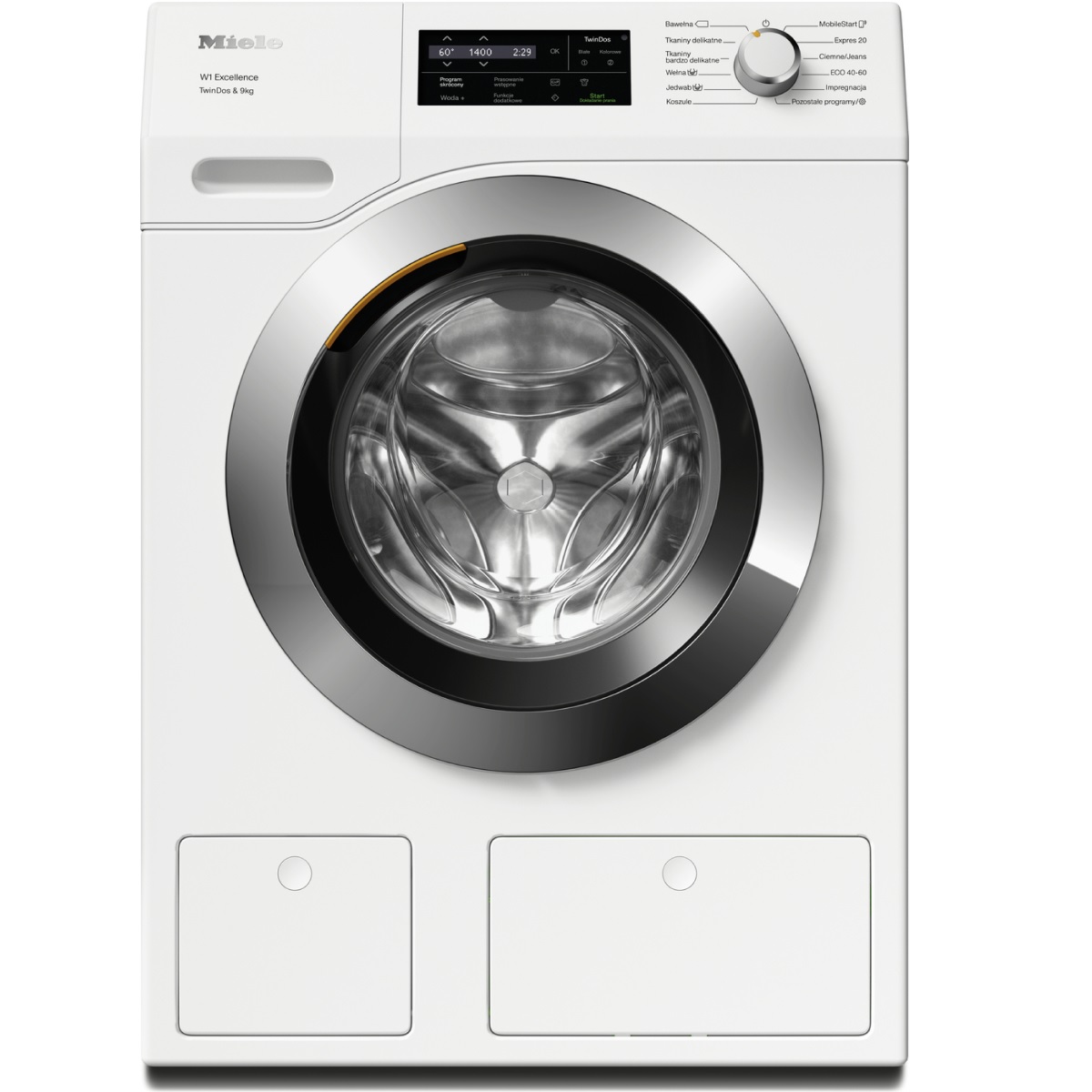 Pralka ładowana od przodu W1 WEG675 WCS TDos&9kg Miele