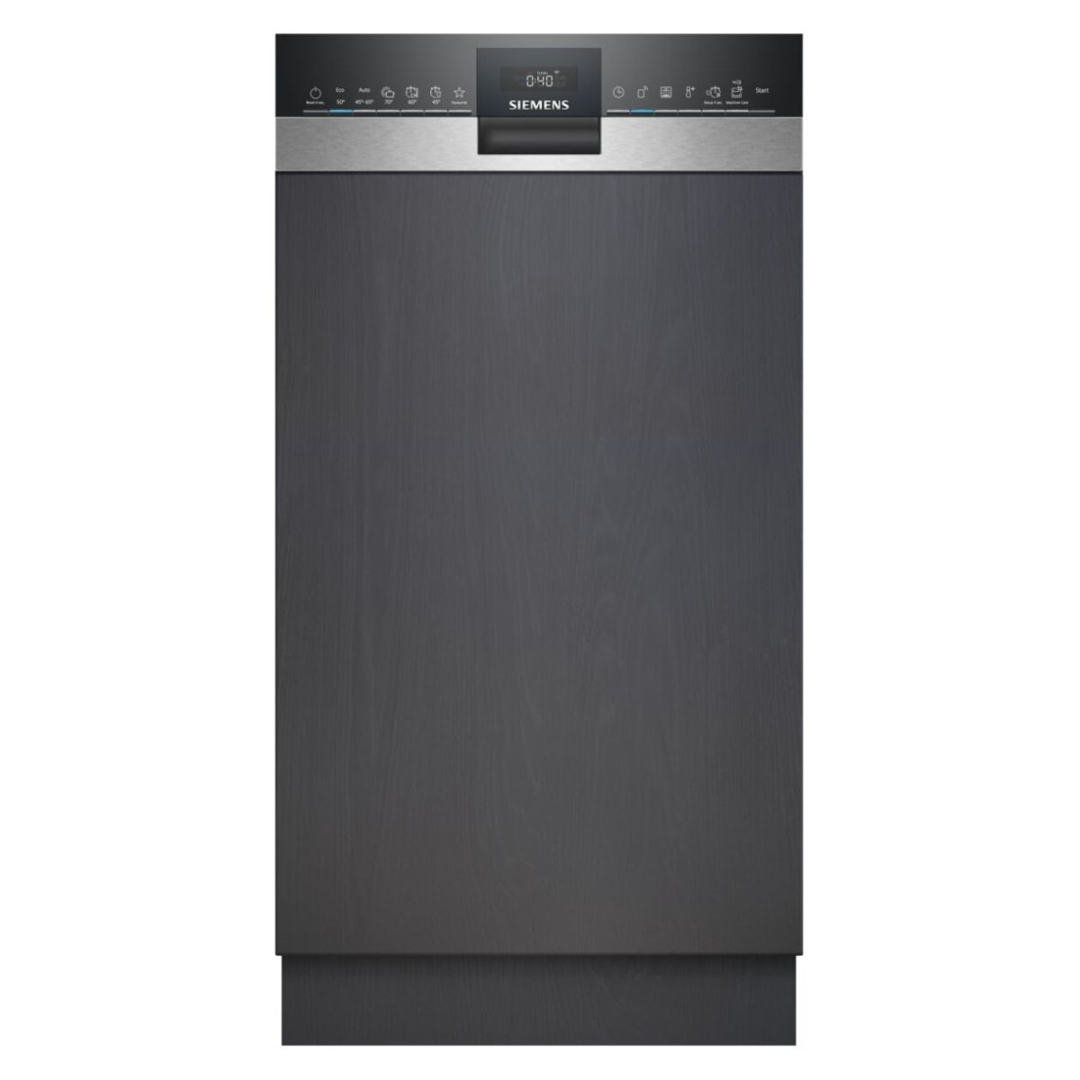 Zmywarka do zabudowy z panelem Siemens SR53ES25KE iQ300 45 cm stal szczotkowana