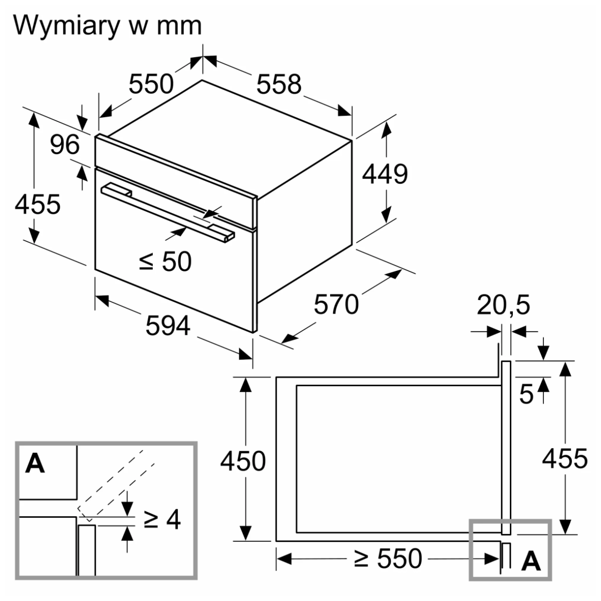 Kuchenka mikrofalowa Siemens iQ500 CM585AGS1 do zabudowy 60 cm - obrazek 10