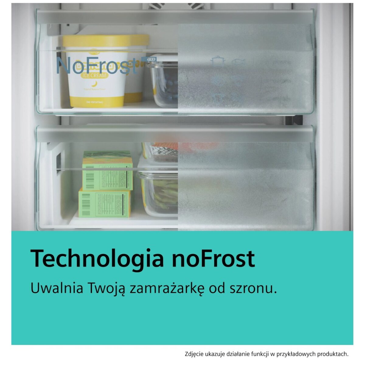 Chłodziarko-zamrażarka Siemens iQ500 KI86NADD0 do zabudowy 60 cm - obrazek 6