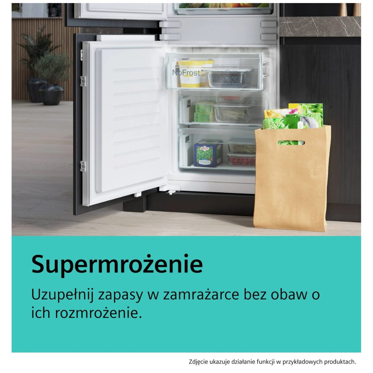 Chłodziarko-zamrażarka Siemens iQ500 KI86NADD0 do zabudowy 60 cm - obrazek 7