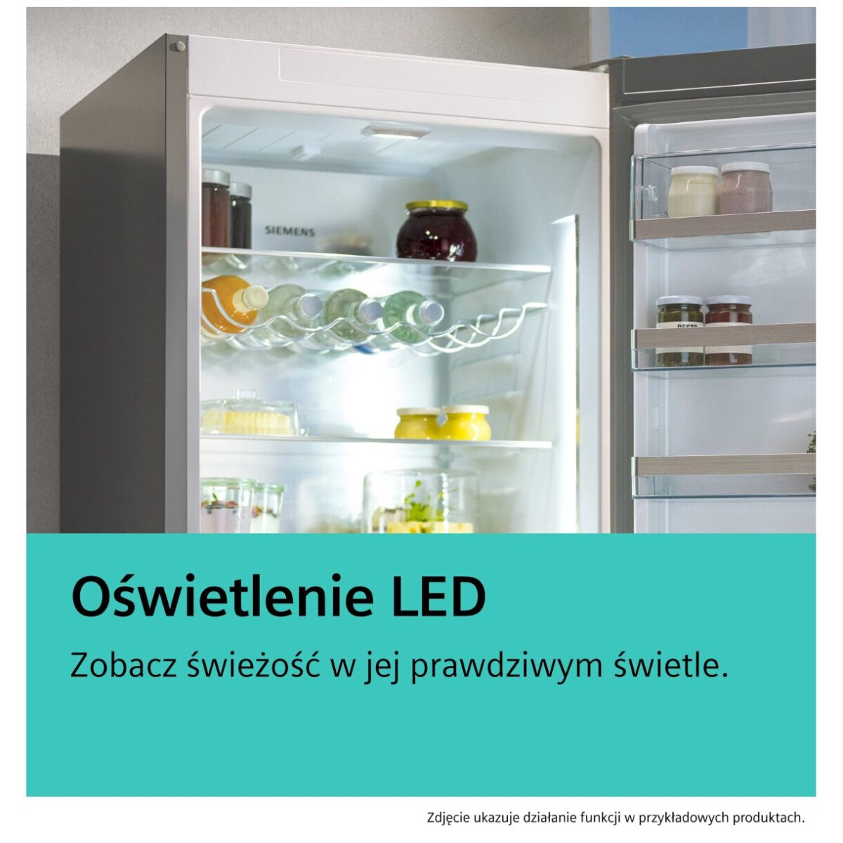 Chłodziarko-zamrażarka Siemens iQ500 KI86NADD0 do zabudowy 60 cm - obrazek 8