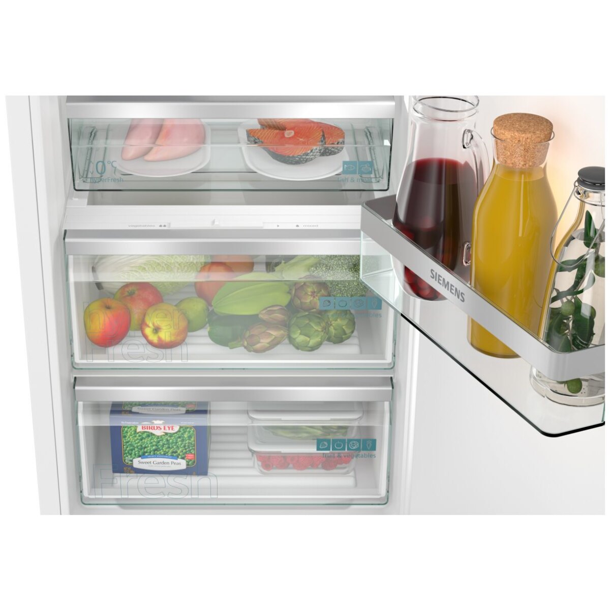 Chłodziarko-zamrażarka Siemens iQ500 KI82LADD0 do zabudowy 60 cm - obrazek 4