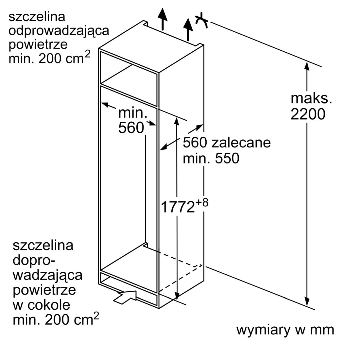 Chłodziarko-zamrażarka Siemens iQ500 KI82LADD0 do zabudowy 60 cm - obrazek 5