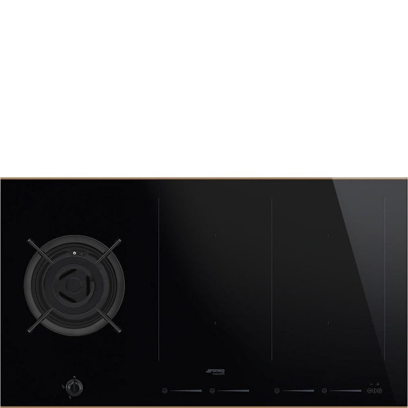 PŁYTA INDUKCYJNO-GAZOWA SMEG PM6912WLDR