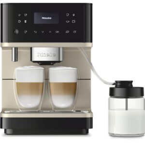 Wolnostojący ekspres do kawy Z WiFiConn@ct CM 6360 MilkPerfection ObsidianBlack CleanSteelMetallic Miele
