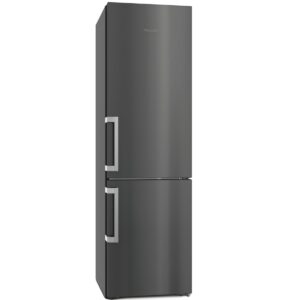 Wolnostojąca chłodziarko-zamrażarka z DailyFresh, NoFrost i ComfortClean KFN 4795 DD Blacksteel Miele