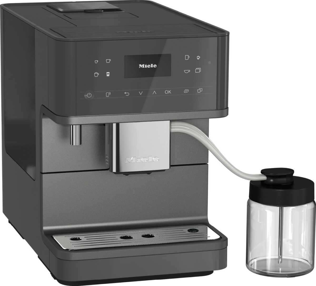Wolnostojący ekspres do kawy Z WiFiConn@ct CM 6560 MilkPerfection Graphitgrey PearlFinish Miele - obrazek 2