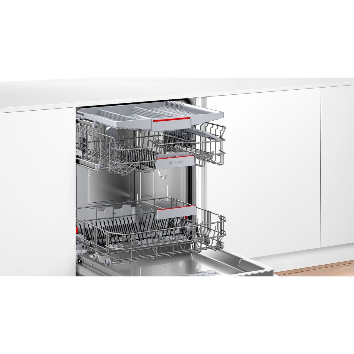 Zmywarka do zabudowy w pełni zintegrowana Bosch SMH4EVX08E 60 cm Serie 4 Zawiasy ślizgowe Vario - obrazek 8