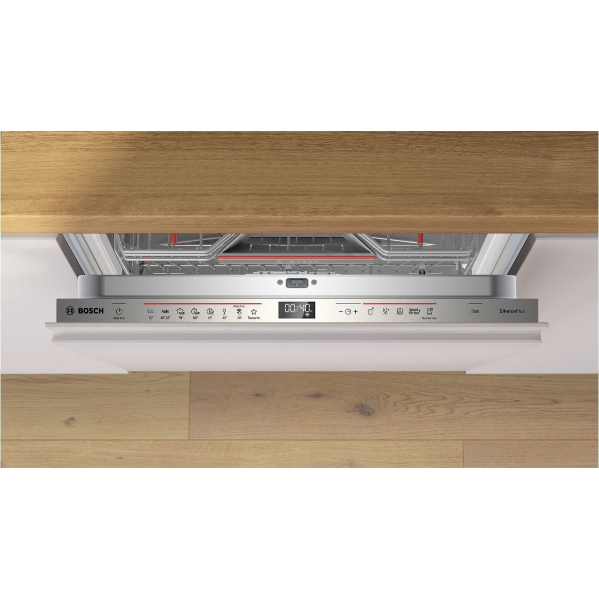 Zmywarka do zabudowy w pełni zintegrowana Bosch SMT6ECX12E 60 cm Serie 6 Zawiasy ślizgowe Vario - obrazek 3