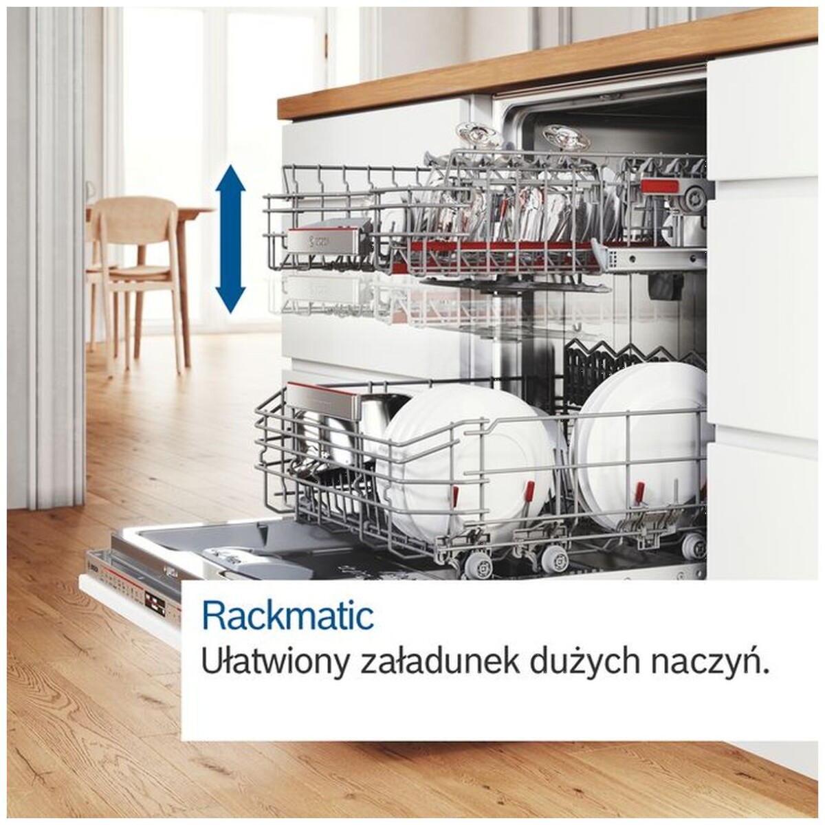 Zmywarka podblatowa Bosch SMU2HVS02E 60 cm Serie 2 kolor srebrny - obrazek 9