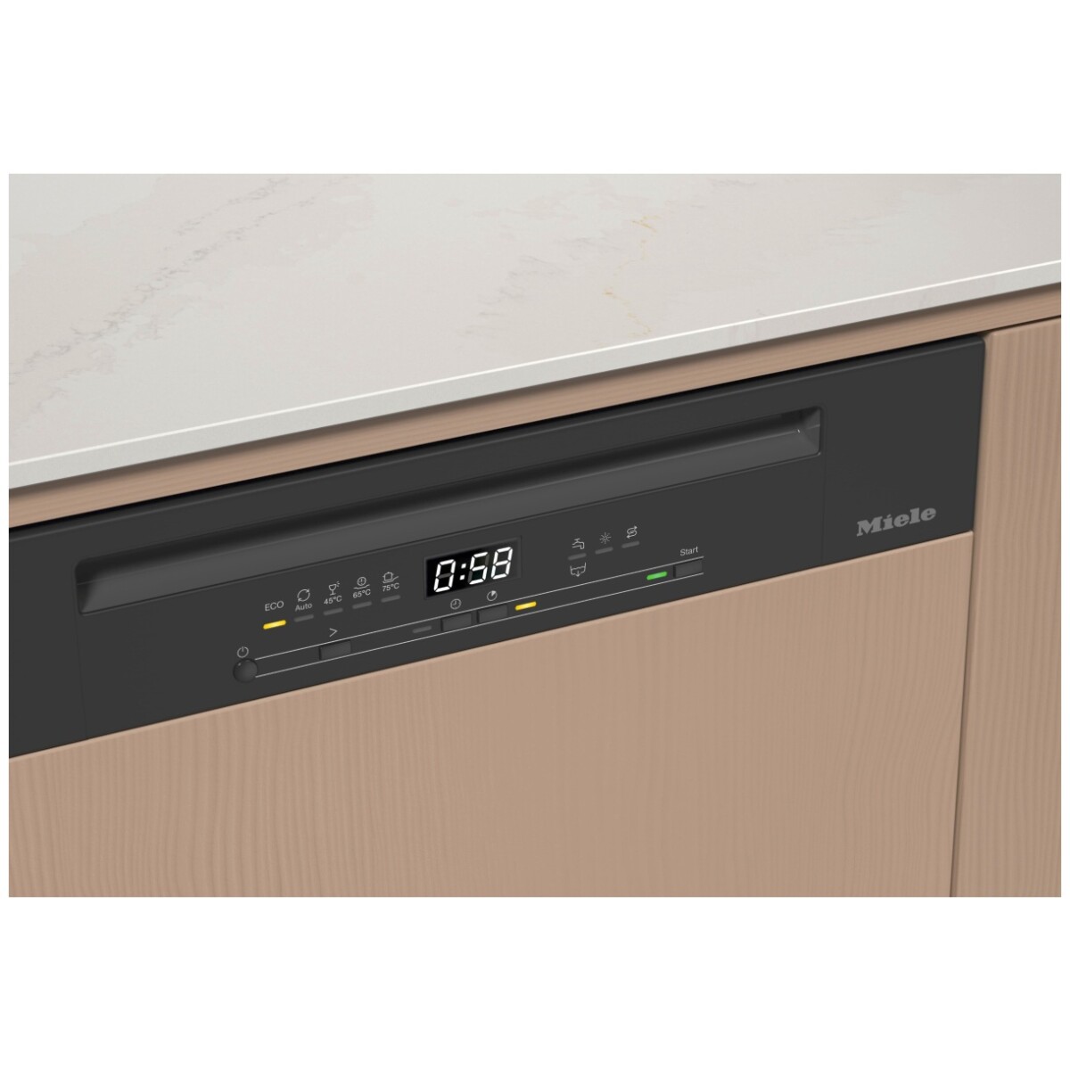 Zmywarka do zabudowy MIELE G 5310 SCi Active Plus Obsidianblack z zewnętrznym panelem - obrazek 2